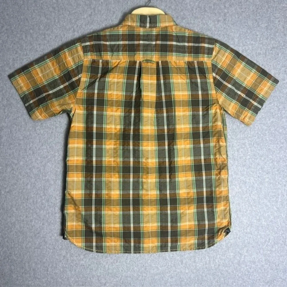 The North Face Men's Plaid Button Up‎ Short Sleeve Shirt with Pocket Size Large